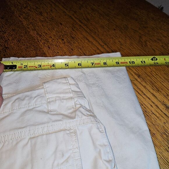 a.n.a Womens Cream Lightweight Wide Leg Pants Size 10 Pockets Summer - Picture 11 of 11